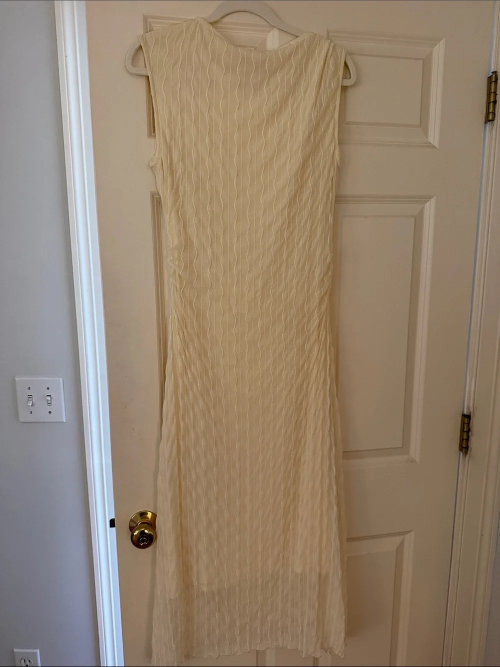 By Together Cream Sleeveless Maxi Dress